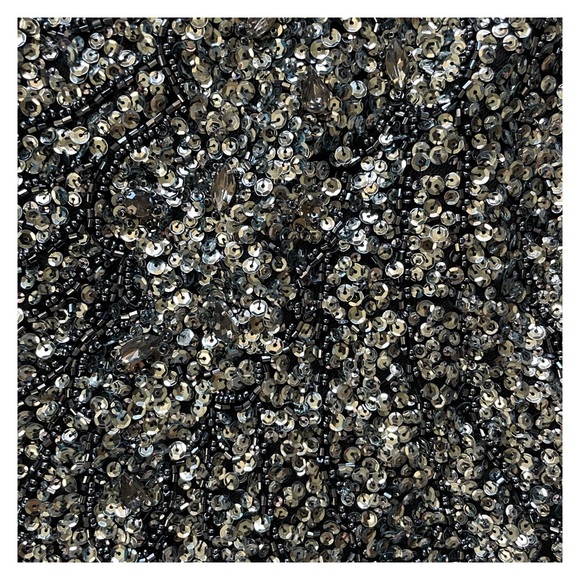 Basix Black Label Beaded Dress - Picture 2 of 5